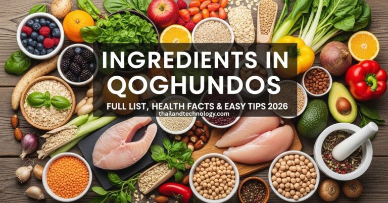 Ingredients in Qoghundos: Full List, Health Facts & Easy Tips 2026